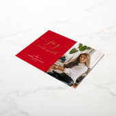 Realtor kerstFeestdagen Briefkaart - Gold Foil (Gedraaid)