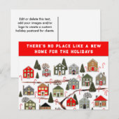 Realtor-kerstfeestkaarten Briefkaart (Voorkant / Achterkant)