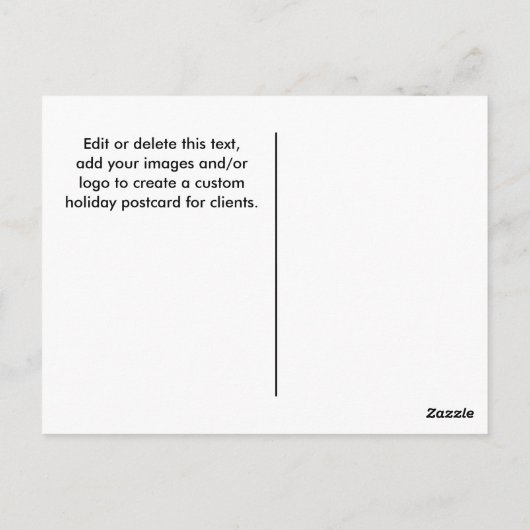 Realtor-kerstfeestkaarten Briefkaart (Achterkant)