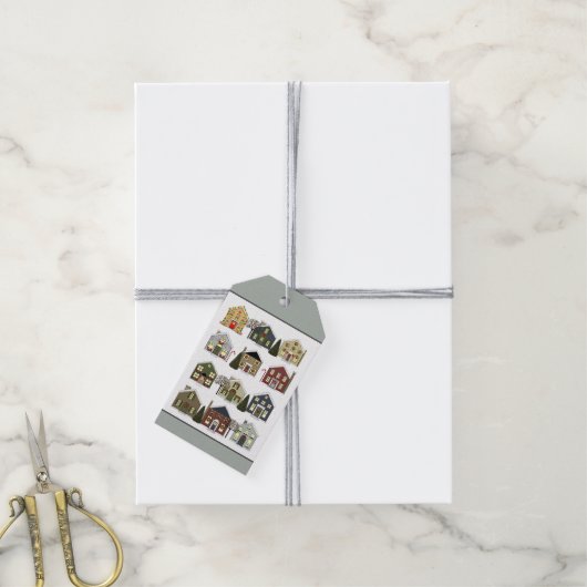 Realtor Kerstmis Cadeaulabel (Met Touw)