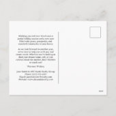 Realtor Kerstmis Feestdagenkaart (Achterkant)