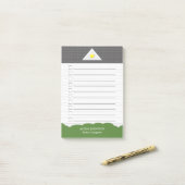 Realtor klaagt het Witte Huis aan om Post-het Nota Post-it® Notes (Op bureau)