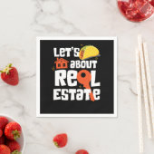 Realtor laat Taco over onroerend goed Servet (Insitu)