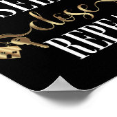 Realtor Lijst Verkopen Sluiten Herhalen Poster (Hoek)