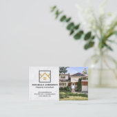 Realtor Logo | woonhuis Visitekaartje (Staand voorkant)