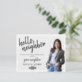 Realtor Mailer Real Estate Marketing Logo Farming Briefkaart (Staand voorkant)