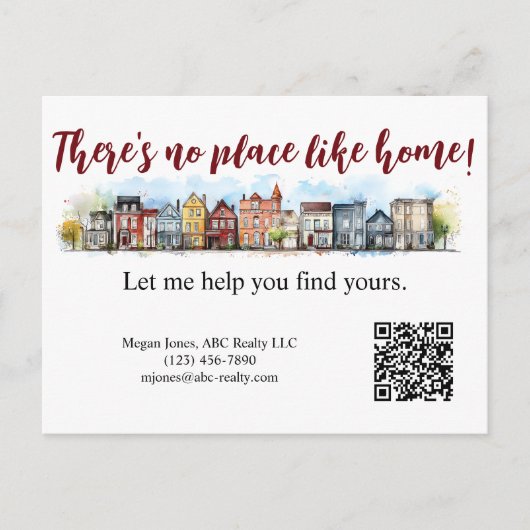 Realtor Mailer Vastgoed Marketing Postkaart (Voorkant)