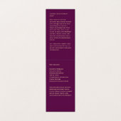 Realtor Makelaar Gouden Sleutel QR Paarse Visitekaartje (Binnenkant ongevouwen)