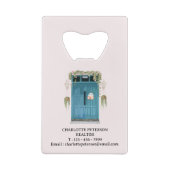 Realtor Makelaar Promotionele of Giveaways Creditkaart Flessenopener (Achterkant)