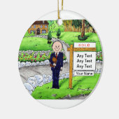 Realtor - Mannelijk Keramisch Ornament (Links)