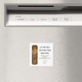 Realtor Marketing Contact Oude  deurknop Magneet (Insitu (Vaatwasser))