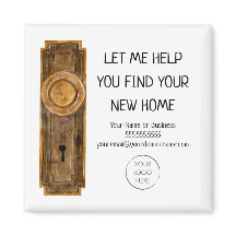 Realtor Marketing Contact Oude  deurknop