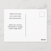 Realtor Marketing Holiday-kaarten Briefkaart (Achterkant)