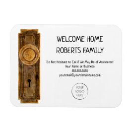 Realtor Marketing Welkom Home Housewarming Magneet