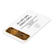 Realtor Marketing Welkom Home Housewarming Magneet (Linkerzijde)