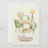 Realtor Marketing Welkom Thuis Klanten Verhuizen Kaart (Voorkant)