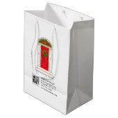 Realtor Marketing Welkome startpagina Rood deporen Medium Cadeauzakje (Achterkant Gekanteld)