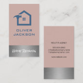 Realtor Metallic Trim | Thuisreparaties Visitekaartje (Voorkant / Achterkant)