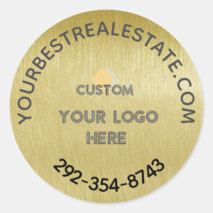 Realtor Mortgage Company Ronde Sticker
