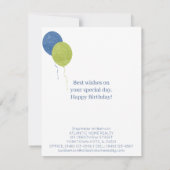 Realtor Mortgage Happy Birthday-kaart (Achterkant)