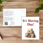Realtor Moving Day gefeliciteerd Briefkaart
