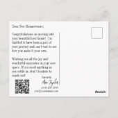 Realtor Moving Day gefeliciteerd Briefkaart (Achterkant)