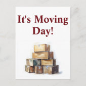 Realtor Moving Day gefeliciteerd Briefkaart (Voorkant)