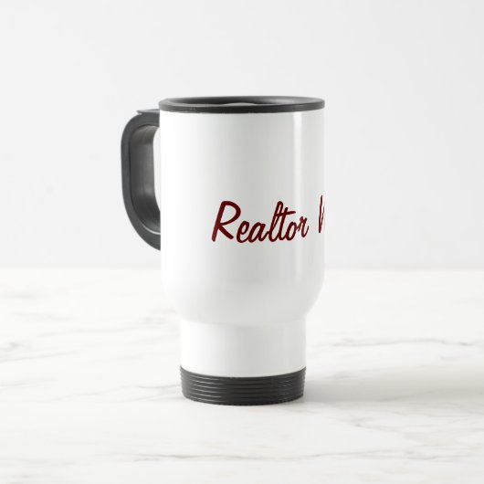 Realtor Mug Reisbeker (Voorkant links)