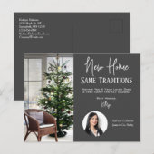 Realtor New Home Holiday Greetings Briefkaart (Voorkant / Achterkant)