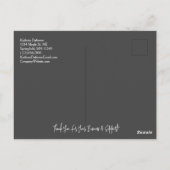 Realtor New Home Holiday Greetings Briefkaart (Achterkant)
