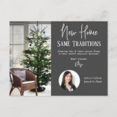 Realtor New Home Holiday Greetings Briefkaart (Voorkant)