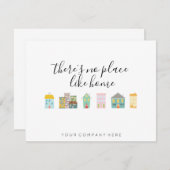 Realtor New Homeowner Bedankkaart (Voorkant / Achterkant)