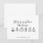 Realtor New Homeowner Bedankkaart (Voorkant / Achterkant)