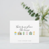 Realtor New Homeowner Briefkaart (Staand voorkant)