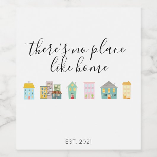 Realtor New Homeowner Wijn Etiket (Enkel label)