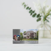 Realtor of Real Estate Agent Visitekaartje (Staand voorkant)