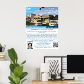 Realtor Open House Flyer Binnenkort verkrijgbaar Poster (Thuiskantoor)