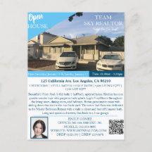 Realtor Open House Post Kaart