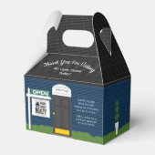 Realtor Open Huis Houten Teken Blauw Huis Geschenk Bedankdoosjes (Achterkant)