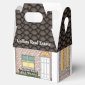 Realtor Open Huis Huis Vorm Verwen Doos Bedankdoosjes (Geopend)