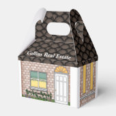 Realtor Open Huis Huis Vorm Verwen Doos Bedankdoosjes (Voorkant Zijde)