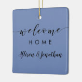 Realtor Ornament, client bedankt Label voor cadeau Keramisch Ornament (Links)