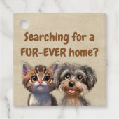 Realtor Pop-By Pet Puppy Kitten Vet Bedankjes Labels (Voorkant)