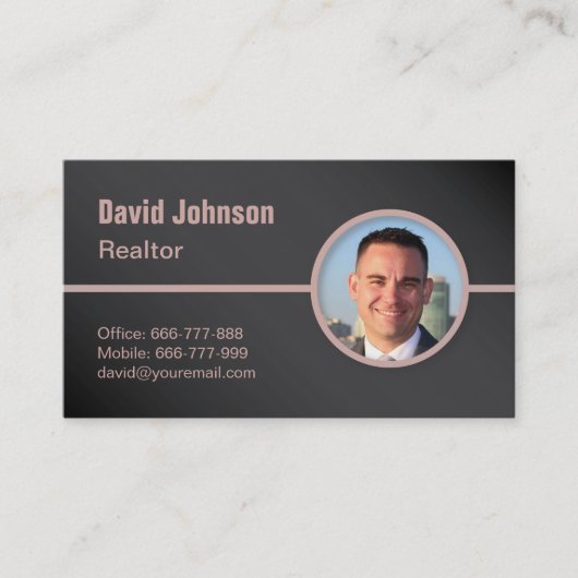 Realtor Professional Photo Visitekaartje (Voorkant)