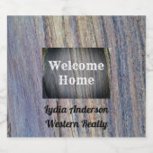 Realtor Promotion - Robuust - Welkom thuis - onroe Bier Etiket (Enkel label)