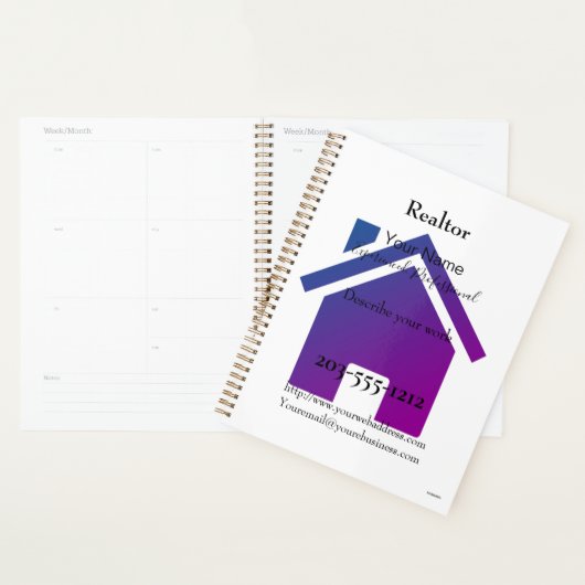 Realtor Promotional Daily Planner - HAMbyWG (Display)