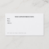 Realtor — QR-code visitekaartje — Bruin (QR447) Afsprakenkaartje (Achterkant)