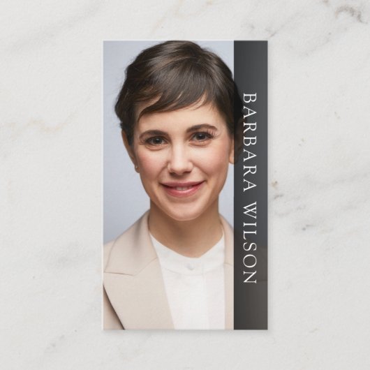 Realtor Real Estate Agent Add Photo qr code Visitekaartje (Voorkant)