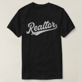 Realtor Real Estate Agent Funny Retro  Mannen T-shirt (Design voorkant)