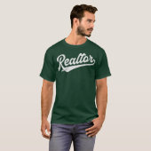 Realtor Real Estate Agent Funny Retro  T-shirt (Voorkant volledig)